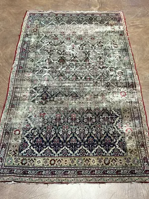 Antique Grey India Amritsar 4' X 6'