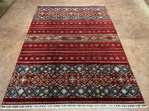 New Red Afghanistan Khorjin 5'-6"x8'
