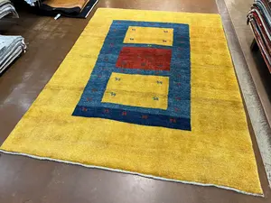 New Gold Persian Gabbeh 7' X 10'
