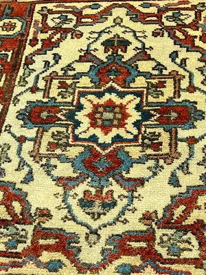 New Gold India Indo Heriz 2' X 3'