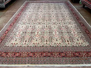 Vintage Ivory Turkey Hereke Oversize