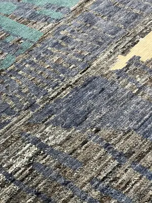 New Brown Afghanistan Modern Berber Collection 8' X 10'