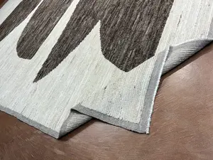 New Ivory Afghanistan Modern Berber Collection 8' X 10'