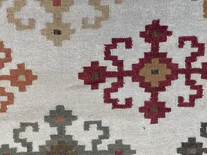 New Ivory India Dhurrie 9' X 12'