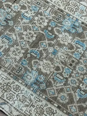 Vintage Brown Persian Malayer Runner