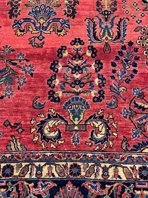 Antique Red Persian Saruk 9' X 12'