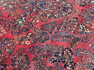 Vintage Red Persian Saruk 10' X 14'