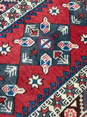 Vintage Red Turkey Dosemealti Runner