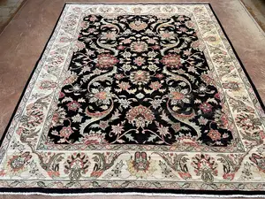 New Black India Indo Mahal 8' X 10'
