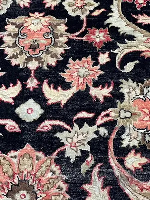 New Black India Indo Mahal 8' X 10'