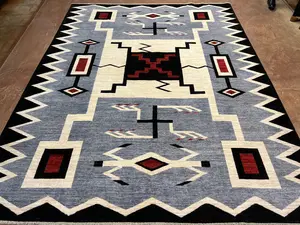 New Grey Afghanistan Navajo 8' X 10'