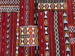 New Red Afghanistan Sumak 4' X 6'