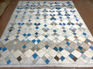 New Ivory Afghanistan Modern Berber 8' X 10'