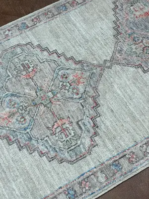 New Ivory Afghanistan Oushak Runner