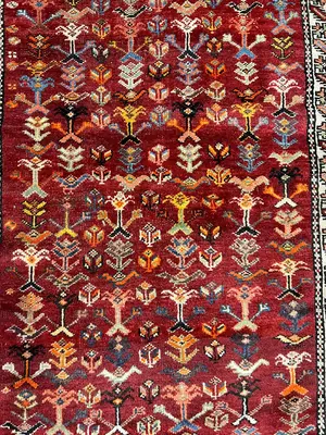 Antique Red Armenia Seychour Runner