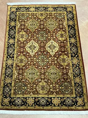 New Brown India Indo Persian 2'-6"x4'