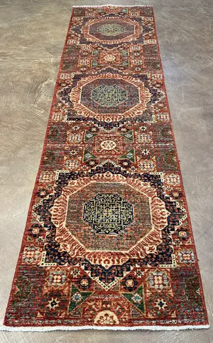 New Red Afghanistan Mamluk Runner