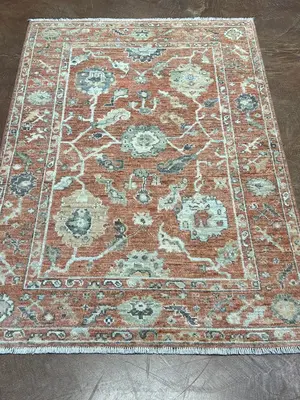 New Orange Pakistan Oushak 4' X 6'