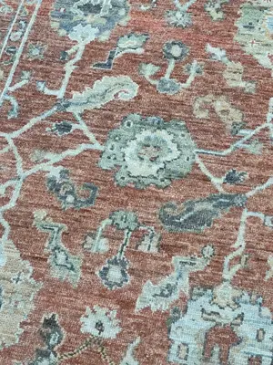 New Orange Pakistan Oushak 4' X 6'
