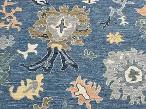 New Blue Afghanistan Oushak 8' X 10'