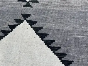 New Grey Pakistan Navajo Kelim 8' X 10'