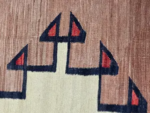 New Brown Pakistan Navajo Kelim 8' X 10'
