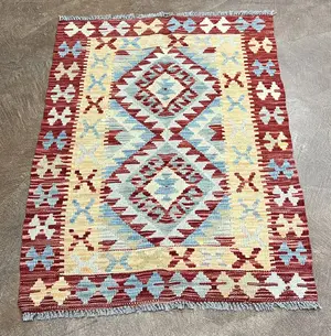 New Multi Pakistan Modern Tribal Kelim 2'-6"x4'