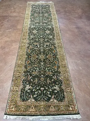 New Green India Indo Tabriz Runner