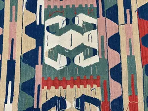 New Green Turkey Turkish Kelim 5' X 7'