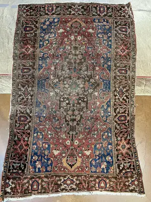 Antique Rust Persian Ferahan 3' X 5'