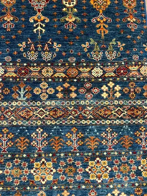New Blue Afghanistan Khorjin Runner