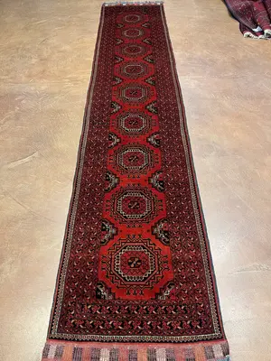 New Red Afghanistan Khal Mohammadi Runner