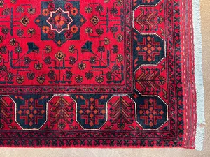 New Red Afghanistan Khal Mohammadi Runner