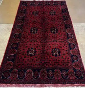 New Red Afghanistan Khal Mohammadi 4' X 6'