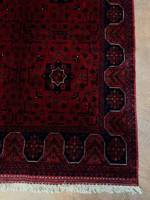 New Red Afghanistan Khal Mohammadi 4' X 6'