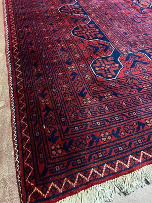 New Red Afghanistan Khal Mohammadi 9' X 12'