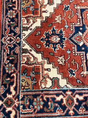 New Rust India Indo Heriz Runner