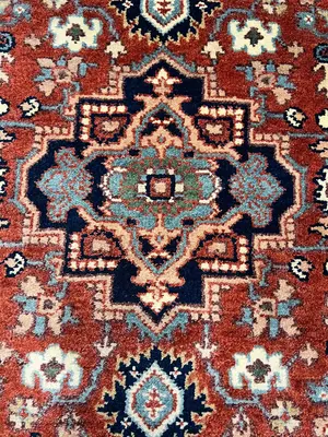 New Rust India Indo Heriz Runner