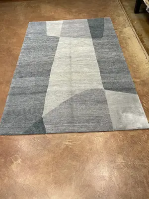 New Grey India Modern 6' X 9'