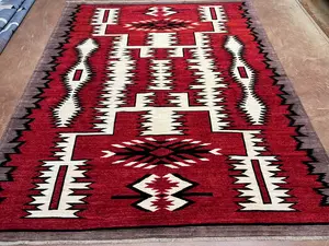 New Red Afghanistan Navajo 8' X 10'