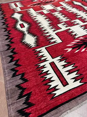 New Red Afghanistan Navajo 8' X 10'