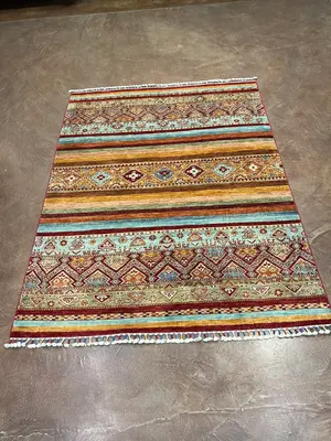 New Multi Afghanistan Khorjin 5' X 7'