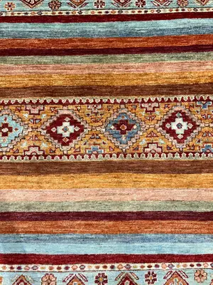 New Multi Afghanistan Khorjin 5' X 7'