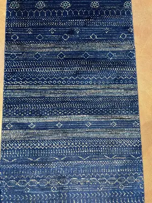 New Blue Pakistan Gabbeh Runner