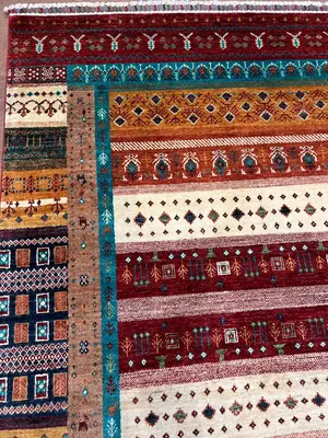 New Multi Afghanistan Luri Gabbeh 5' X 7'