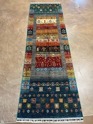 New Multi Afghanistan Luri Gabbeh Runner