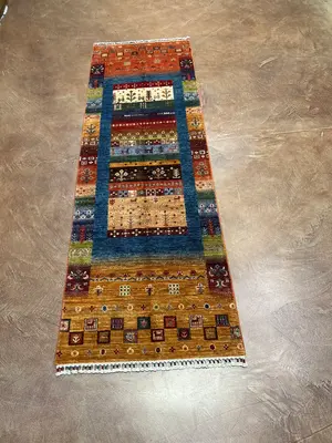 New Multi Afghanistan Luri Gabbeh Runner