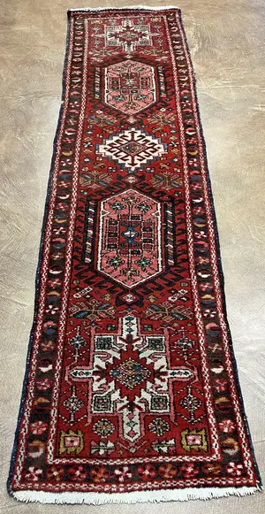 Vintage Red Persian Karajeh Runner