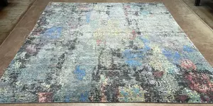 New Multi India Abstract Modern 9' X 12'