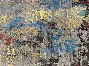New Multi India Abstract Modern 9' X 12'